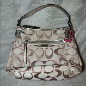Coach Daisy Poppy Hobo Shoulder Bag with Crossbody strap